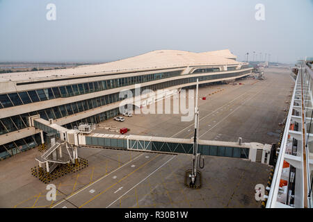 Bateau de croisière du port de Tianjin pour Beijing Banque D'Images