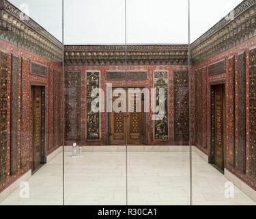 Berlin. L'Allemagne. Musée de Pergame. Le prix d'Alep est une salle richement décoré de la maison d'un riche commerçant d'Alep en Syrie entre 1600, une Banque D'Images