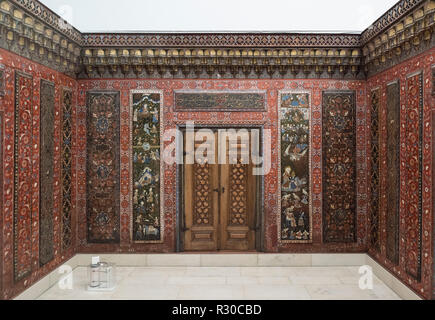 Berlin. L'Allemagne. Musée de Pergame. Le prix d'Alep est une salle richement décoré de la maison d'un riche commerçant d'Alep en Syrie entre 1600, une Banque D'Images