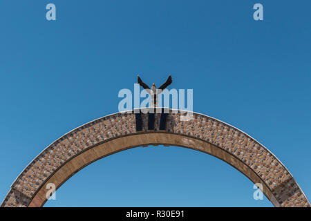 L'entrée dans la vallée du Panjshir, Afghanistan Banque D'Images