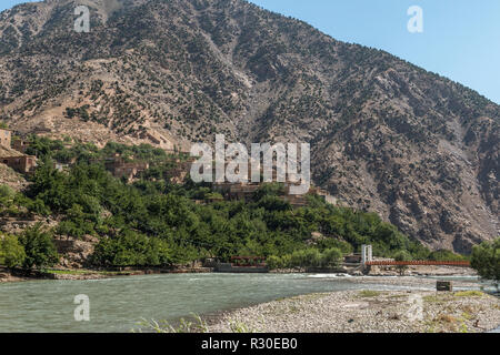 La vallée du Panshir, en Afghanistan Banque D'Images