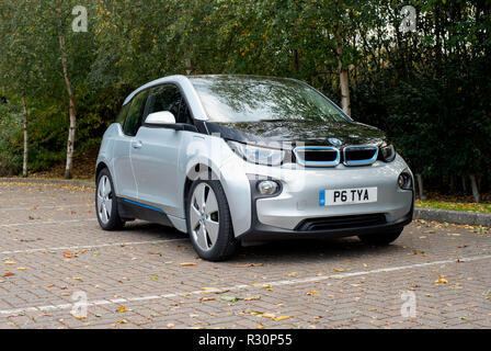 2015 BMW i3 voiture électrique range extender Banque D'Images