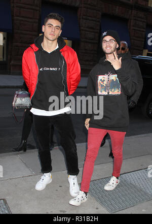 New York, NY, USA. 20 Nov, 2018. Jack & Jack à construire dans la ville de New York le 20 novembre 2018. Credit : Rw/media/Alamy Punch Live News Banque D'Images
