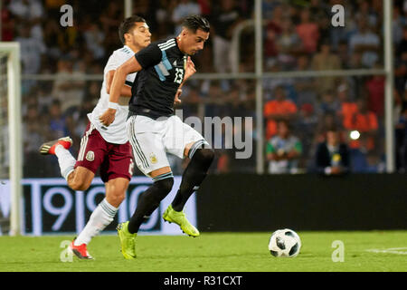 Mendoza, Argentine. 20 Nov 2018. L'Argentine contre le Mexique, match de football amical entre les deux sélectionnés, Malvinas Argentinas Stadium de Mendoza Crédit : Alexis Lloret/Alamy Live News Banque D'Images