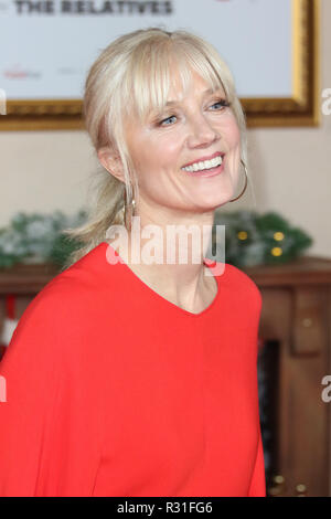 Londres, Royaume-Uni. 21 Nov 2018. Joely Richardson, survivre à Noël avec la famille - Première mondiale, Leicester Square, London, UK, 21 novembre 2018, photo de Richard Goldschmidt : Riche de crédit Gold/Alamy Live News Banque D'Images