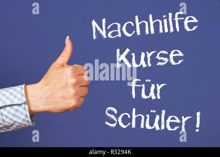 Cours de rattrapage pour les étudiants Banque D'Images