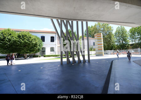 Mazzi par Zaha Hadid à Rome, dans le quartier de Flaminio. Banque D'Images