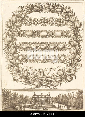 Le chasteau de Ruel. En date du : probablement 1665. Technique : gravure. Musée : National Gallery of Art, Washington DC. Auteur : François Le Febvre. Banque D'Images