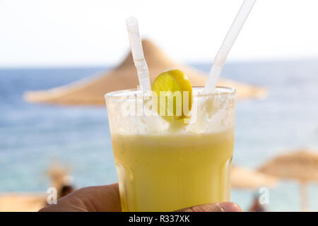 El-Shaikh Sharm, Egypte - Novembre 2, 2018 :- photo pour le jus de citron dans la ville égyptienne de Charm el-Cheikh Banque D'Images