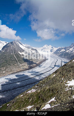 La Suisse,valais,Aletsch Banque D'Images