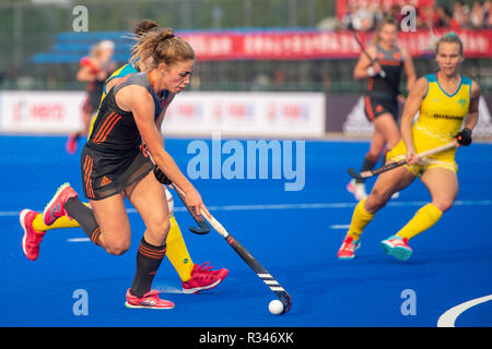 Changzhou, Chine 20 novembre 2018 Trophée des champions de hockey aux Pays-Bas Australie v Laura Nunnink des Pays-Bas Banque D'Images