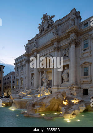 Rom, Roms, Trevibrunnen, Fontana di Trevi, von 1732-1754 Nicola Salvi Banque D'Images