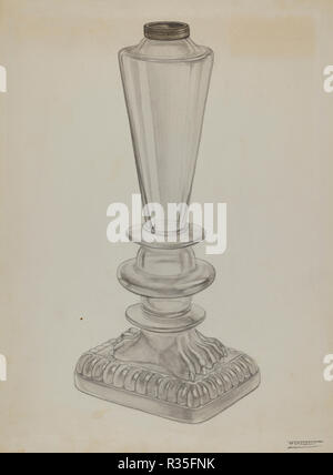 Lampe. En date du : ch. 1937. Dimensions : hors tout : 30,4 x 22,9 cm (11 15/16 x 9 in.). Médium : aquarelle et graphite sur carton. Musée : National Gallery of Art, Washington DC. Auteur : Frank Fumagalli. Banque D'Images