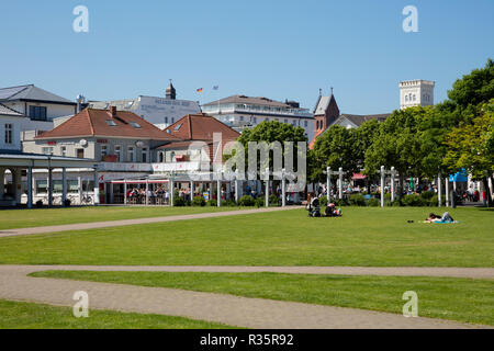 Lieu de Spa, à l'Est de l'île de Norderney Frison, Basse-Saxe, Allemagne, Europe Banque D'Images