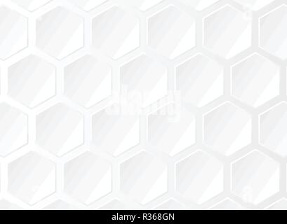 Résumé de futuriste zoom blanc dégradé de fond pentagonal, vector eps10 Illustration de Vecteur