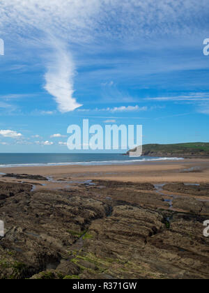 La baie de Croyde , North Devon , Angleterre Banque D'Images