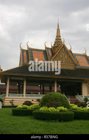 Phochani Pavilion, du Palais Royal, Phnom Penh, Cambodge Banque D'Images