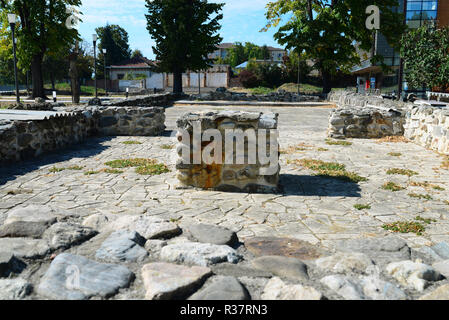 Brasov ville ruines du fort romain détail architecture Banque D'Images