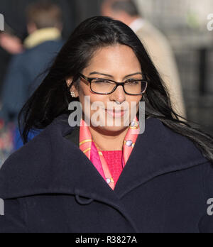 Downing Street, London, UK. 19 janvier, 2016. Les ministres quitter Downing Street après avoir assisté à la réunion hebdomadaire du Cabinet. Sur la photo : les Minis Banque D'Images