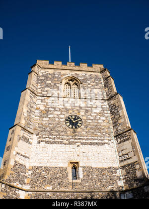 St Michael's Church Tower, St Michael's Church, Bray, Maidenhead, Berkshire, Angleterre, RU, FR. Banque D'Images