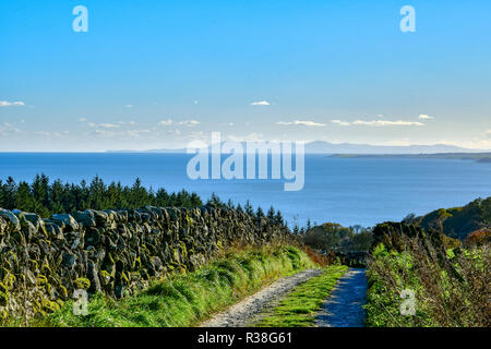 Saint Cairnholy Cairns, Dumfries, en Écosse. Banque D'Images