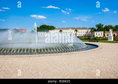 Herrenhausen Palace situé dans le jardins de Herrenhausen à Hanovre city, Allemagne Banque D'Images