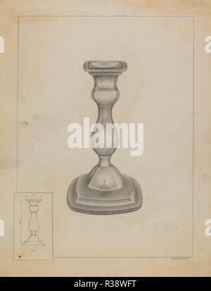 Chandelier. En date du : ch. 1936. Dimensions : hors tout : 30 x 23 cm (11 13/16 x 9 1/16 in.). Médium : graphite sur papier. Musée : National Gallery of Art, Washington DC. Auteur : Milton Grubstein. Banque D'Images