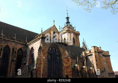 MartinsmÃ¼nster à Colmar, Alsace Banque D'Images