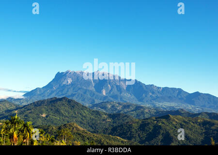 Parc national du Mont Kinabalu à Kundasang paysages, Sabah à Bornéo, en Malaisie. Banque D'Images