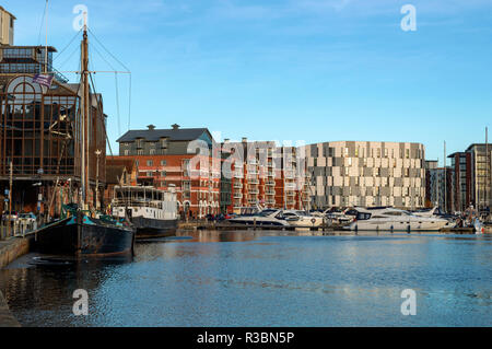 Ipswich waterfront, Suffolk, UK. Banque D'Images