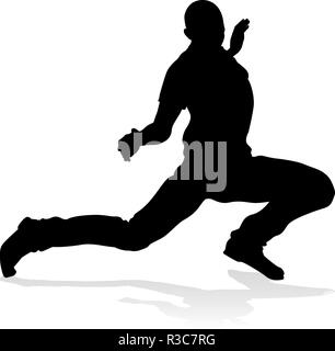 Street Dance Dancer Silhouette Illustration de Vecteur