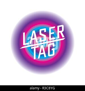 Logo vector pour airsoft et laser tag Illustration de Vecteur