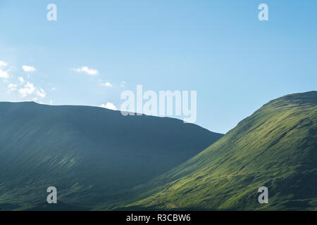 Paysages de collines vertes, Ecosse, Royaume-Uni Banque D'Images