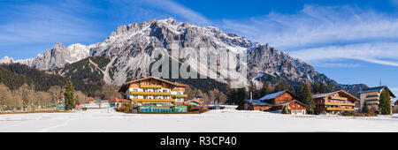 L'Autriche, Styrie, Ramsau am Dachstein, montagnes de Dachstein Banque D'Images