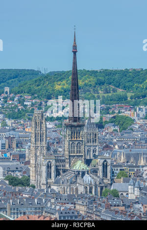 La Cathédrale de Rouen, Rouen, Normandie, France Banque D'Images