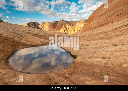 Falaises de grès Rock Candy, près de Saint George, Utah Banque D'Images