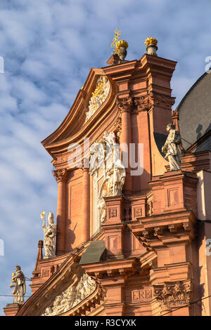 Neumunster Église catholique, Wurzburg, Bavière, Allemagne Banque D'Images