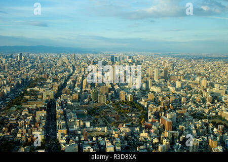 Abeno Harukas à Osaka, Japon. Photo par Akira Suemori Banque D'Images