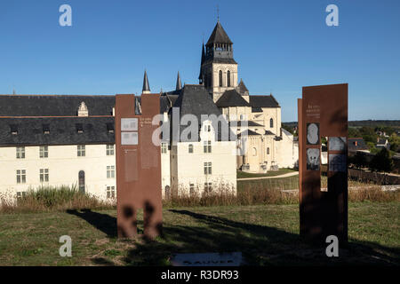 Abbaye de Fontevraud, Loire, France Banque D'Images