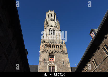 Tour du beffroi Bruges (Brugge), Belgique Banque D'Images