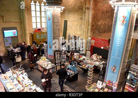 L'ancienne église dominicaine converti en librairie Selexyz à Maastricht, Pays-Bas, Hollande, Europe Banque D'Images