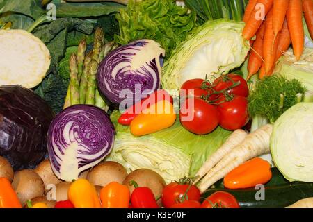 Les légumes frais biologiques Banque D'Images