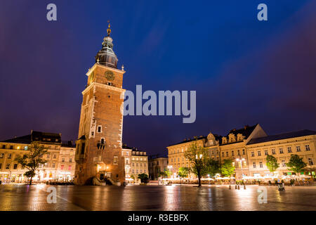 Tour de ville de Cracovie Banque D'Images