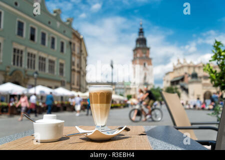 La place principale de Cracovie Banque D'Images