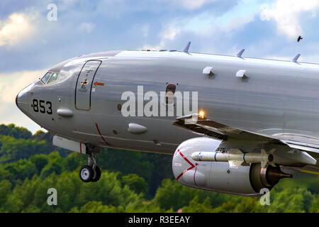 Le Boeing P-8 Poseidon (anciennement l'aéronef maritime multimissions ou MMA) est un avion militaire conçu pour l'United States Navy (USN). L'ia Banque D'Images