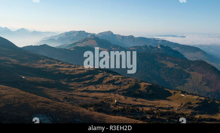 Randonnée dans les Alpes suisses Banque D'Images