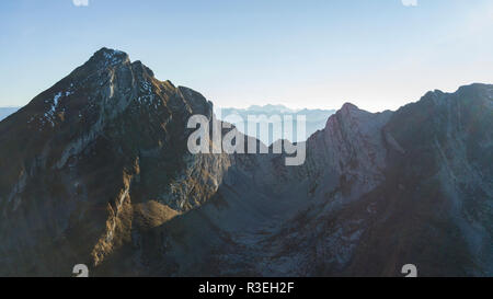 Randonnée dans les Alpes suisses Banque D'Images
