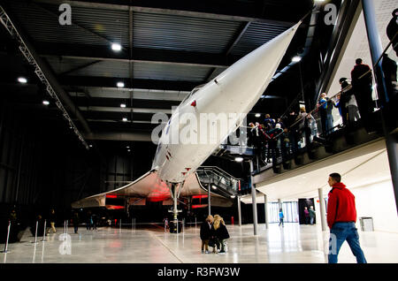 Concorde à Britsol aerospace museum Banque D'Images