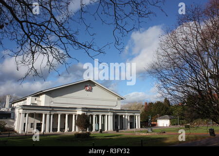 Le hall de Montfort près de Victoria Park à Leicester, Angleterre Banque D'Images