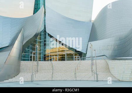 Los Angeles, 2 août après-midi : vue de Walt Disney Concert Hall, le 2 août 2018 à Los Angeles, Californie Banque D'Images